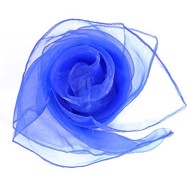 Chiffon tørklæde, mellemblå